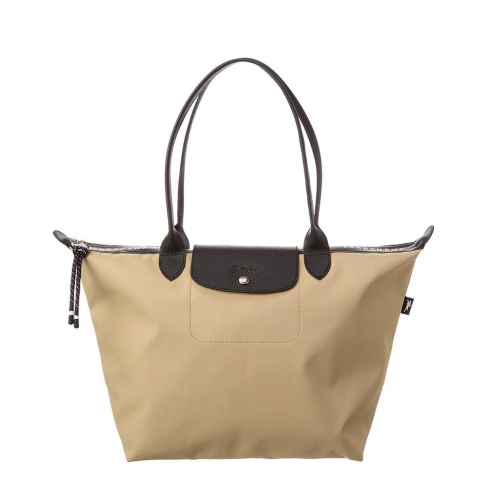 Longchamp Le Pliage Energy Large Canvas Tote, Beige